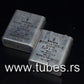 Two vintage Siemens PIO capacitors 2 uF 160V Klangfilm Made in Germany 2mfd 160V