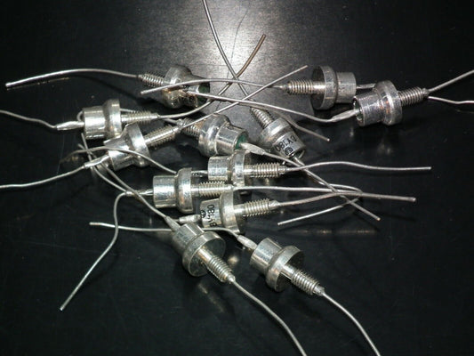 Twelve (12 pcs) BY180 diodes 800V 1A, EI Philips, made in early 60s, tube audio