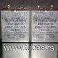 Two vintage Siemens electrolytic capacitors 250uF / 40V Klangfilm, West Germany