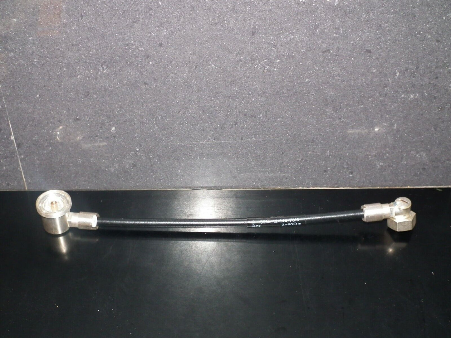 NOS vintage Siemens cable 30cm with professional connectors Z=60ohm Radio TX RX