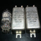 Two vintage PIO capacitors 1.6uF 350V MICROFARAD perfect for tube audio glass