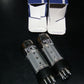 EL34 Siemens 6CA7 NOS NIB Platinum Matched pair WELDED PLATES OO getter EI make