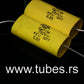 Two NOS vintage capacitors 2uF 250V ISKRA 1985