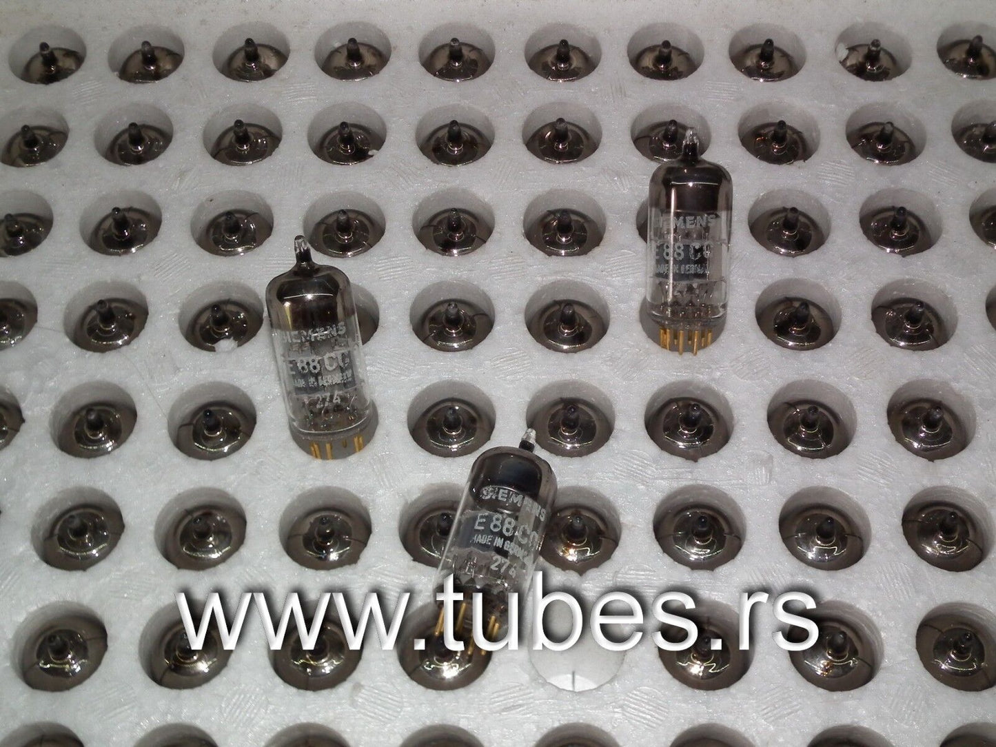 E88CC 6922 Siemens & Halske NOS Platinum Matched Pair Low Noise, Munich 70s
