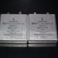 Two vintage Siemens PIO capacitors 1 uF 160V Klangfilm Made in Germany 1978