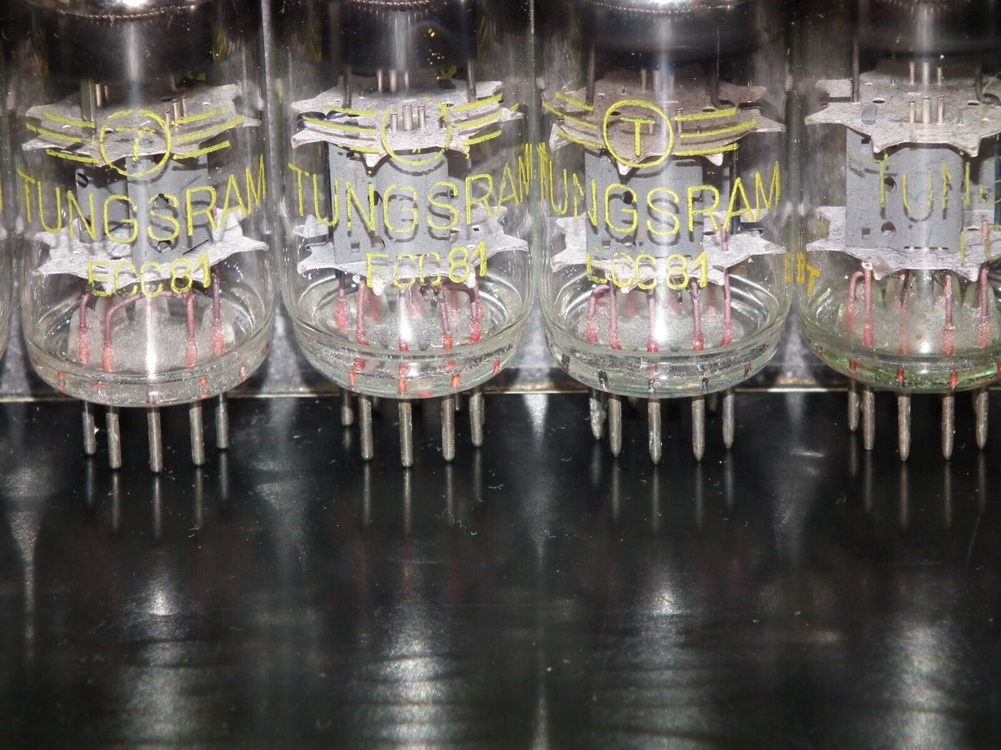 Platinum matched pair ECC81 Tungsram 12AT7