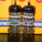 Philips ECC81 (12AT7) NOS NIB Platinum matched pair Tk2 Big Ring Getter 1963