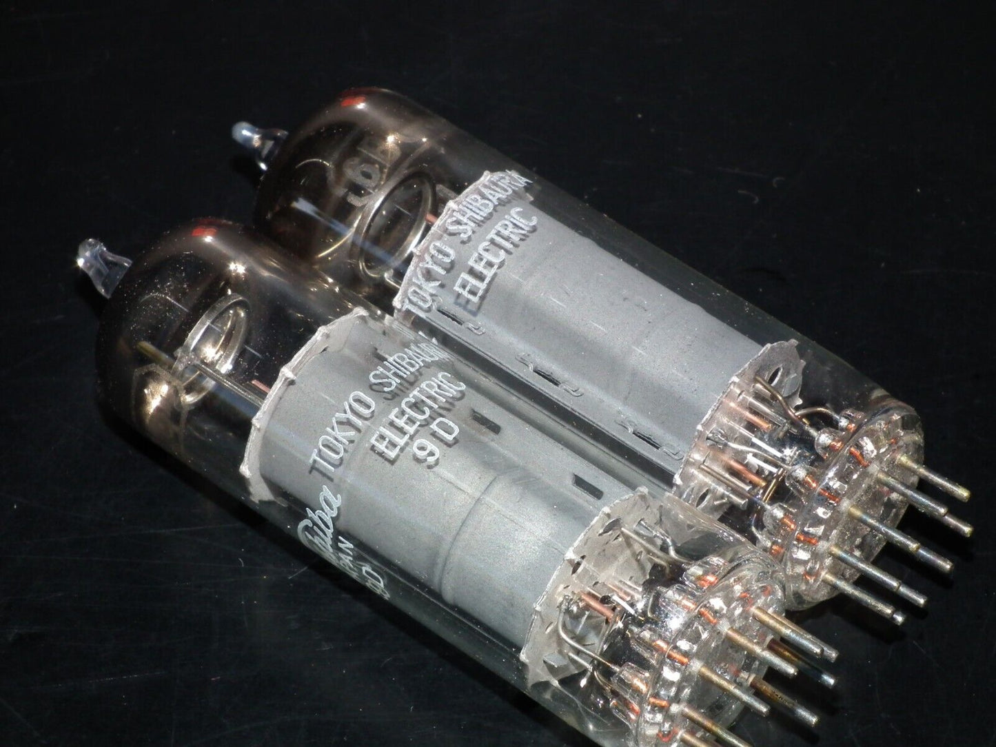 EL84 6BQ5 Toshiba Japan - NOS NIB - platinum matched pair