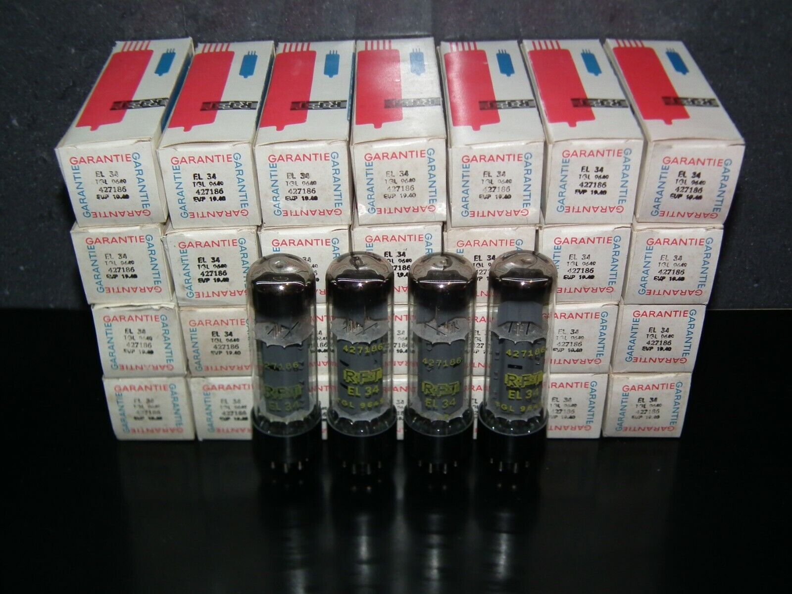 EL34EH /6CA7　4本新品　ロシア製　新品箱有 EL34-6CA7-MATSUSHITA-NOS-PAIR-VALVETUBE-LC43-262952840606