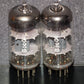 NOS Matched Pair ECC81 Telefunken 12AT7 Diamond Bottom Same Codes West Germany