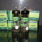 E180CC Philips Zaerix 5965 7062 Platinum matched pair CROSSFOIL D Getter used 90