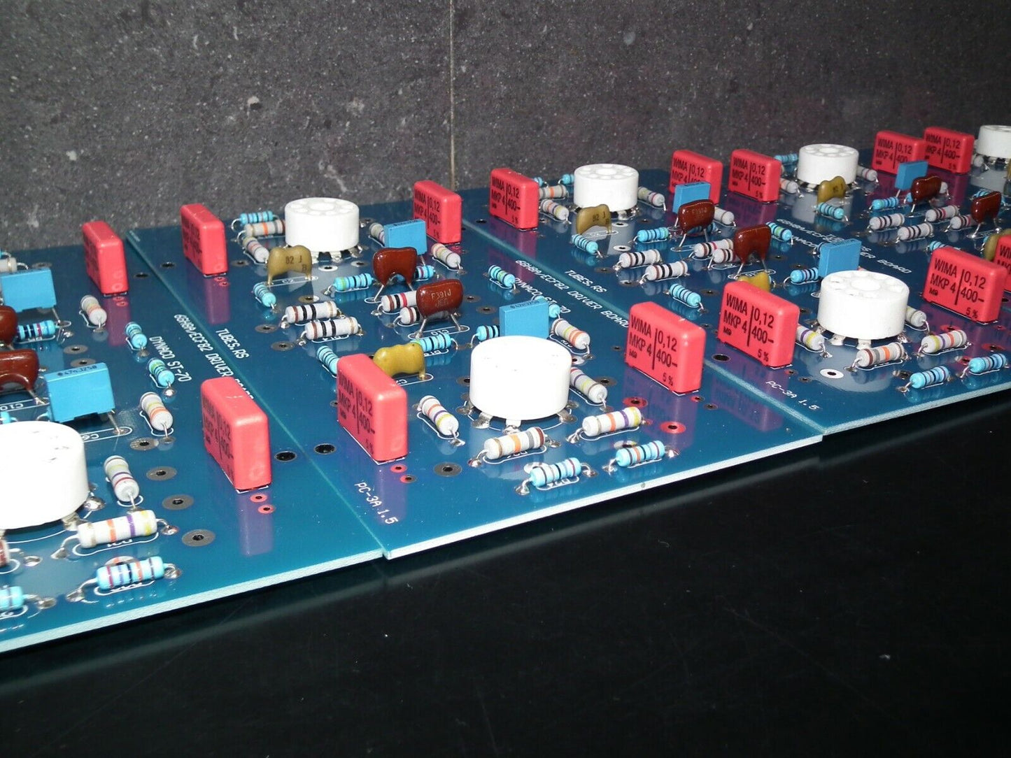 DYNACO ST-70 6GH8A / 6GH8 COMPLETE KIT PC-3 DRIVER BOARD WITH TUBES (NOS Platinum matched pair of 6GH8A EI Philips)