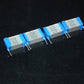 NOS Siemens 100nF 400V MKT Film Capacitor Silver Blue Cap 4pcs Tube Audio