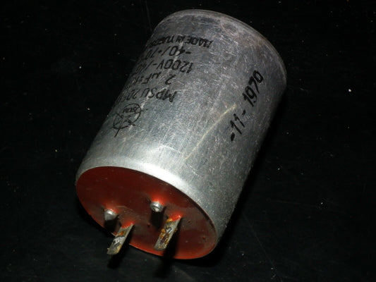 One vintage PIO capacitor 2 uF / 1200V Iskra Yugoslavia 1979 - DIY Tube Audio