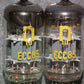 ECC85 6AQ8 RFT NOS Platinum matched pair, old type early 70s East Germany