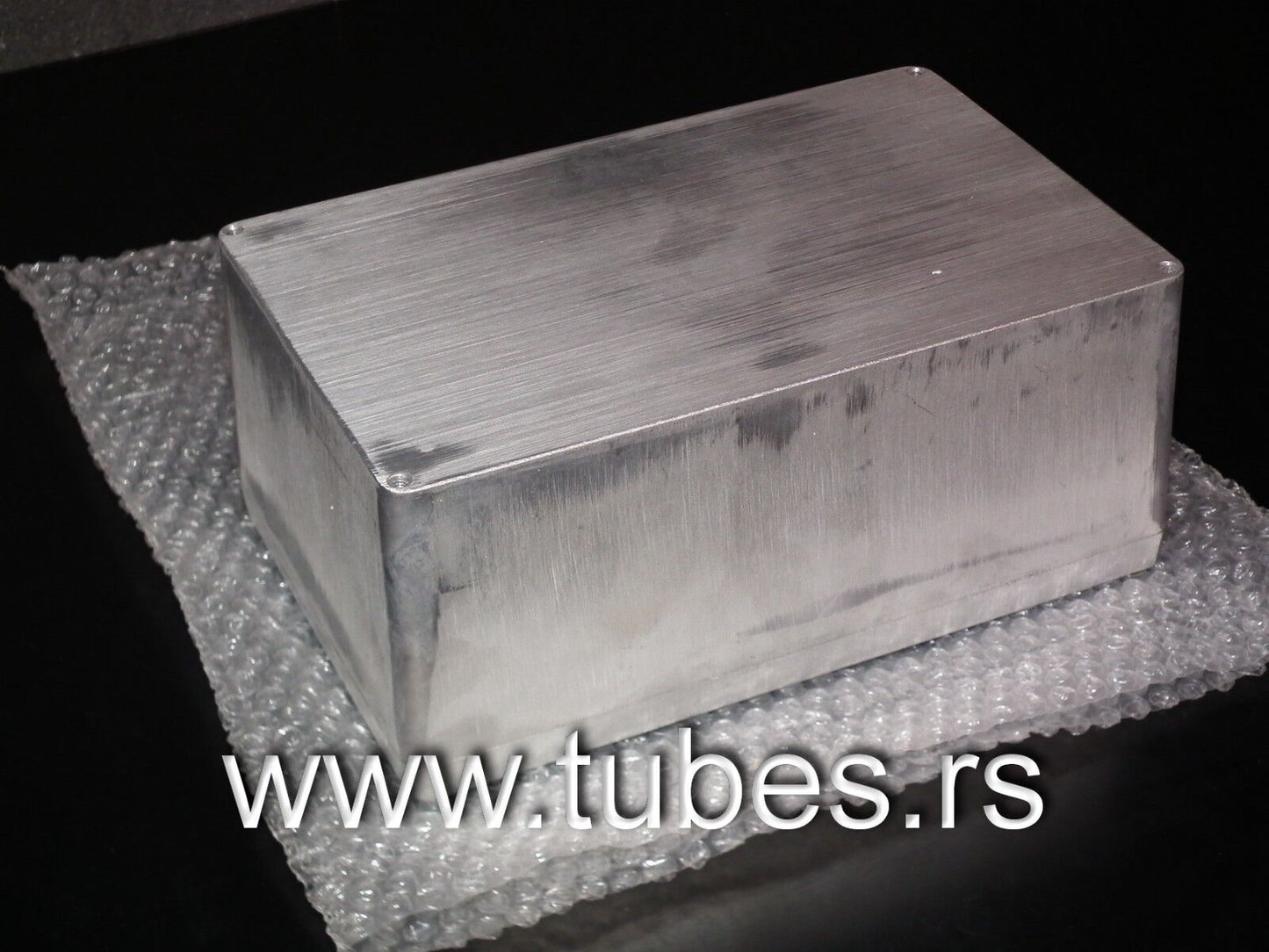 Enclosure Case Aluminum Box Raw Finish DIY Audio 188 x 120 x 78.5 mm