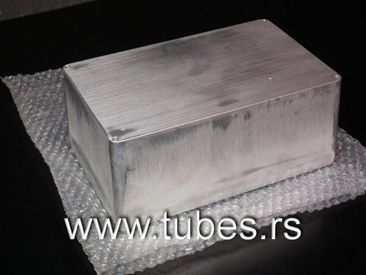 Enclosure Case Aluminum Box Raw Finish DIY Audio 188 x 120 x 78.5 mm