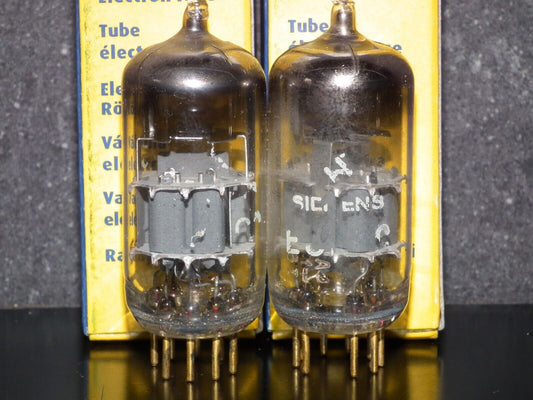 Platinum Matched Pair Siemens E88CC Used Tested NOS GRAY SHIELD A01 MP4