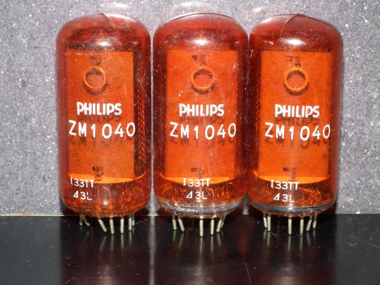 One (1 pcs) ZM1040 Philips Nixie Tube Red Made in Holland Used Not Tested AS IS!