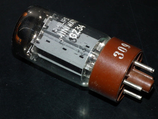 GZ34 Philips Brown Base DD Getter RARE Sittard plant X9 codes Tested NOS Balance