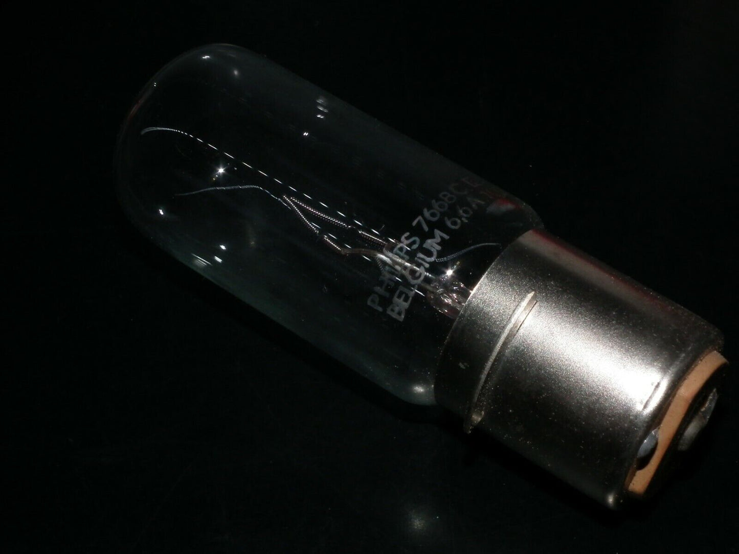 Genuine Philips Bulb 7654C 45W 6.6A P28s NOS Made in Belgium Airfield Lamp