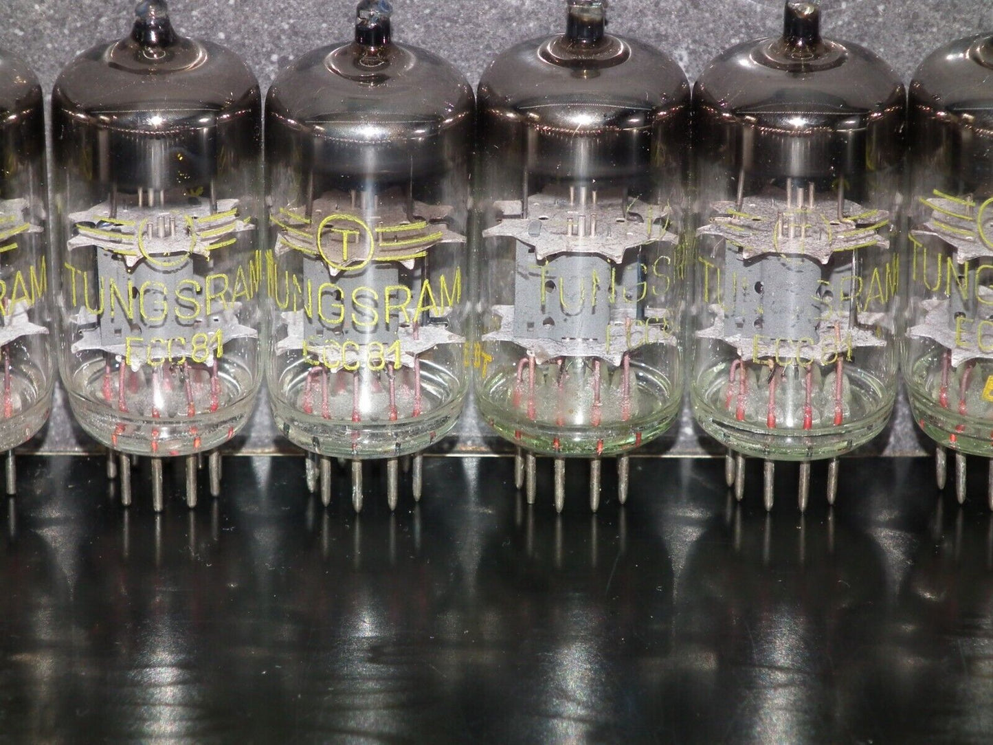 Platinum matched pair ECC81 Tungsram 12AT7