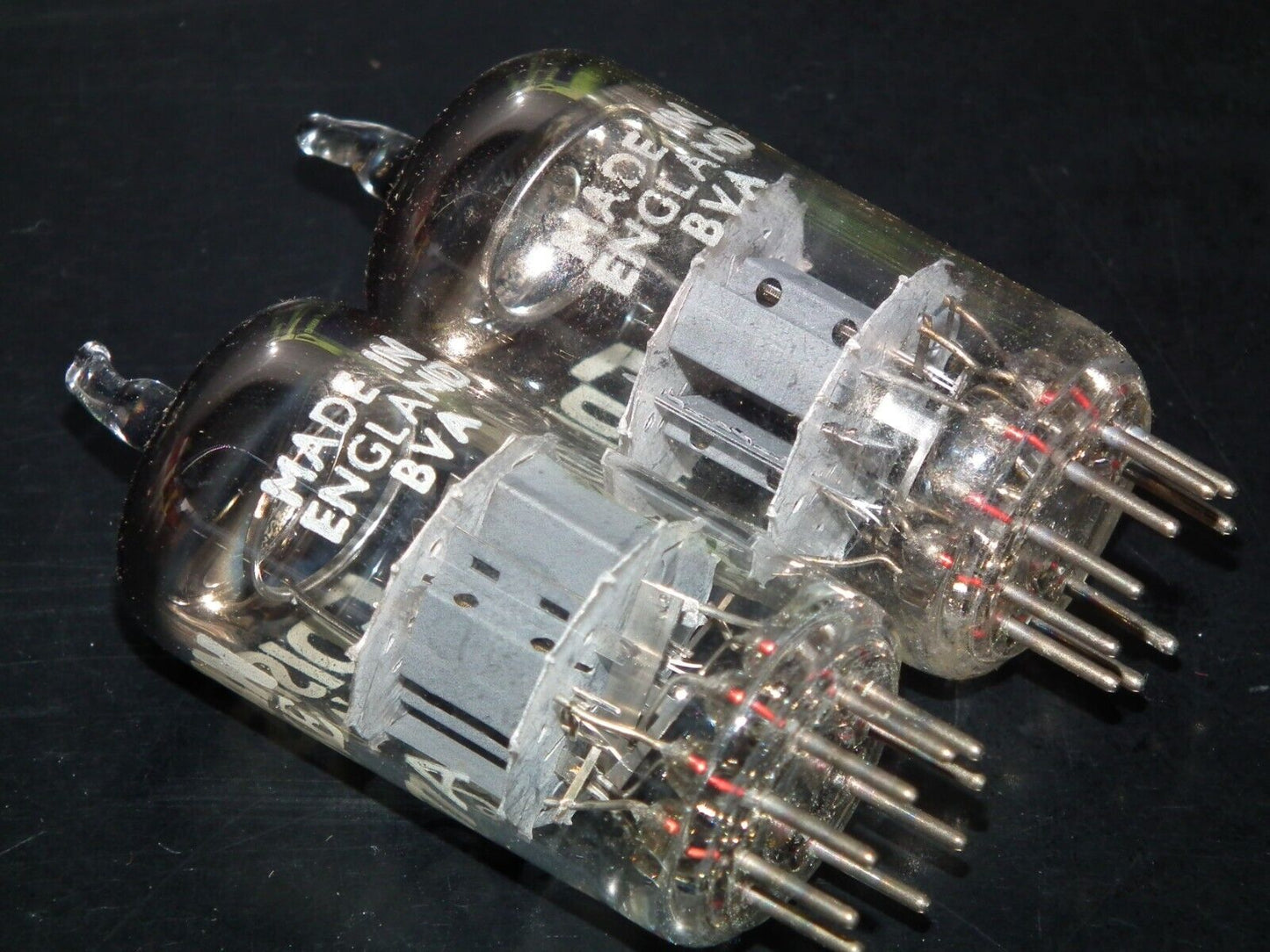 Platinum matched pair (2 tubes) 6BQ7A Ediswan Made in UK NOS NIB