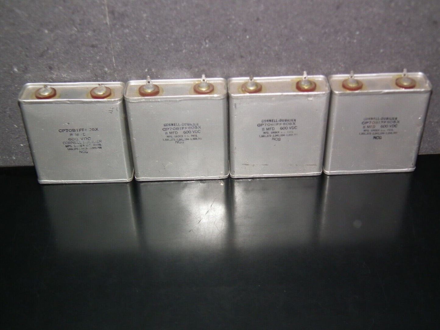 NOS PIO Capacitor 8mfd 8u 600V Cornell Dubilier made in 70s in the USA