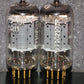 Platinum Matched Pair 6211 Telefunken ~ECC82 Tested 80% DB Gold Pins ULM codes