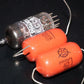 Two vintage capacitors 210100pF / 210nF / 0.21uF 100V ISKRA 1980 HI End Tube Amp
