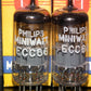 ECC86 Valvo Philips 6GM8 NOS NIB Platinum Matched Pair West Germany Gray Shield