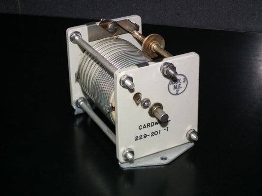 NOS Variable Roller Inductor Coil - JOHNSON CARDWELL 10uH - LINEAR AMPLIFIERS