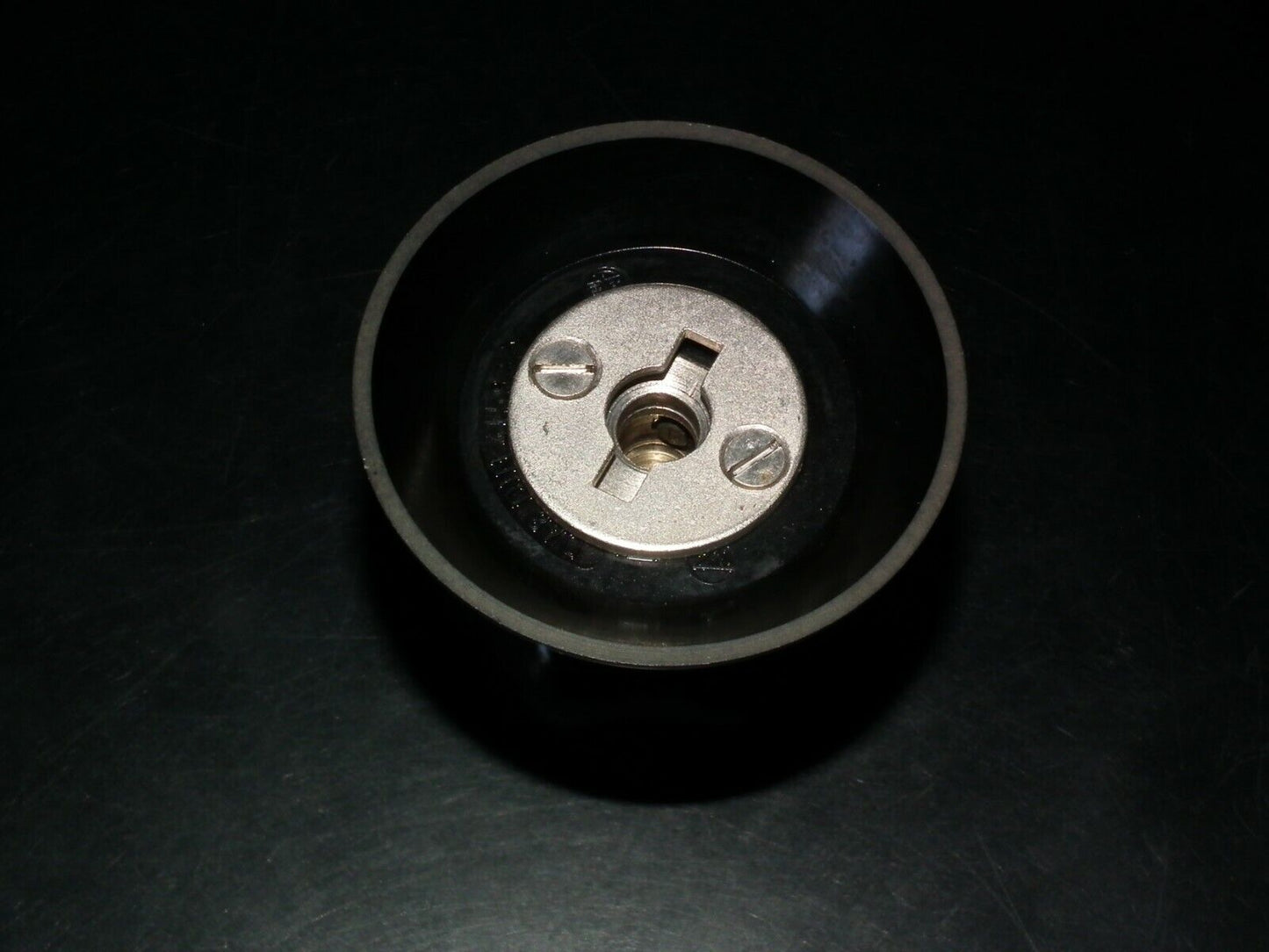 Vintage Siemens Klangfilm Bakelite Knob - Made in W. Germany in 60s Used As is