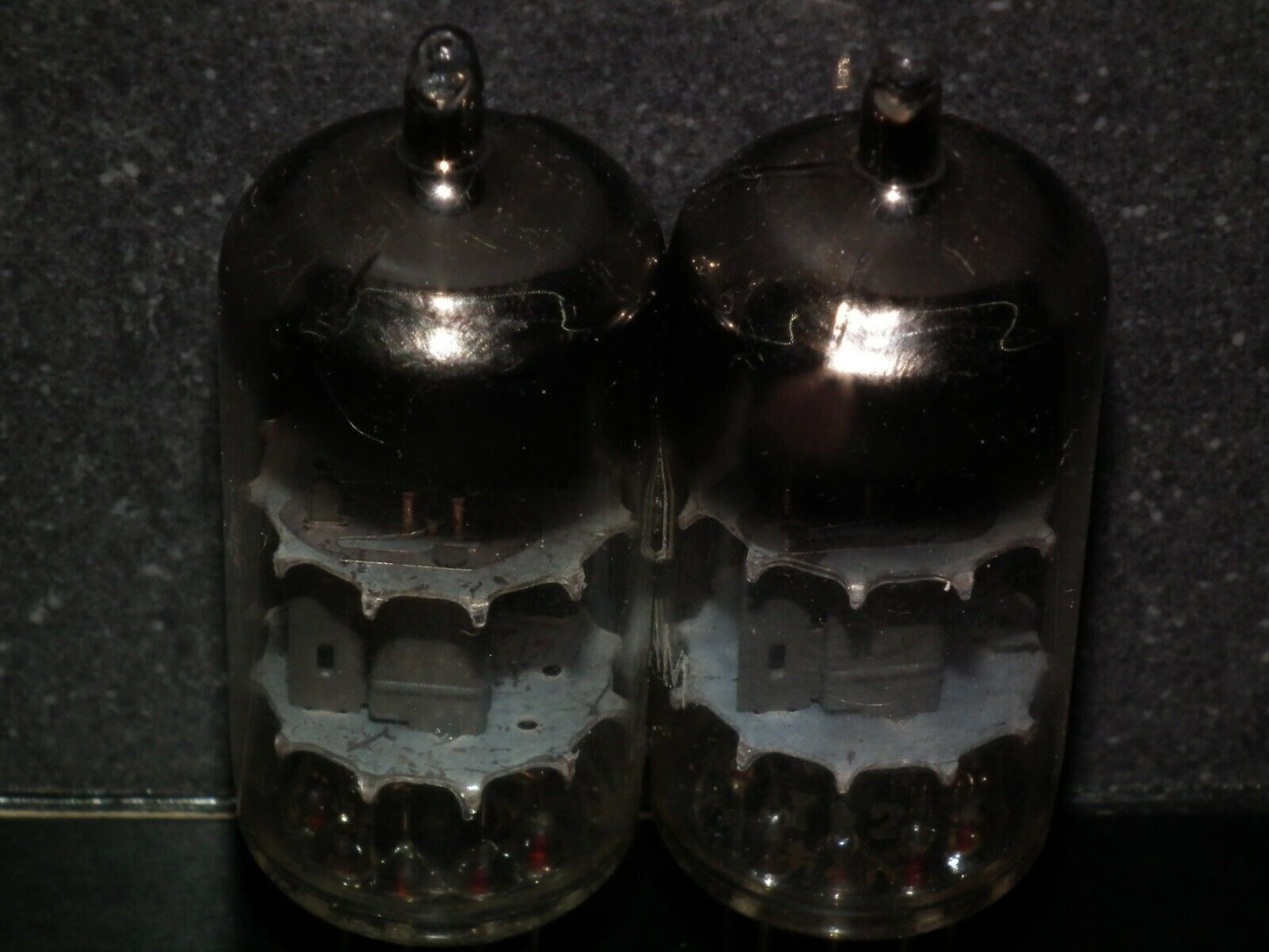 Matched Pair ECC81 12AT7 Siemens old type rebranded Tungsram, white logo (Used)