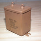 NOS PIO Capacitor 10mfd 200V 10u Paper in Oil MBGP-2 Soviet made in 70s