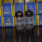 Siemens & Halske E81CC ECC801S 6201 ECC81 Matched pair triple mica West Germany
