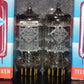Platinum Matched Pair 6211 Telefunken ~ECC82 Tested 80% DB Gold Pins ULM codes