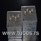 Two vintage Siemens PIO capacitors 4+4 uF 160V Klangfilm Made in W. Germany 1978