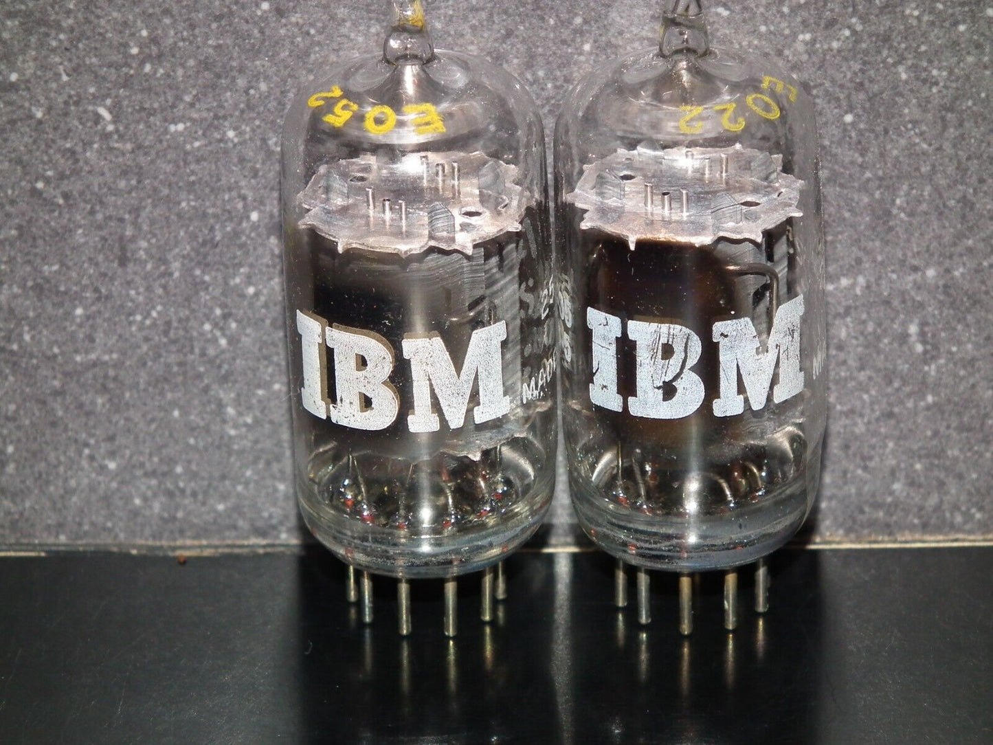 6211A GE IBM Platinum Matched Pair - Pullouts, tested NOS (~ECC82,12AU7,ECC802)