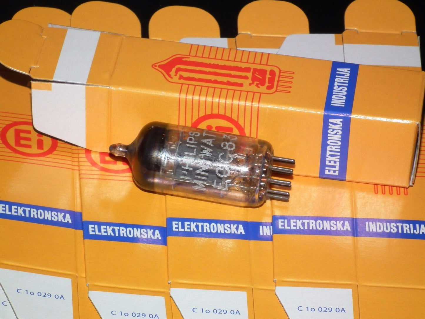 16 pcs EI Yugoslavia Tube Boxes for Audio tubes ECC81 ECC83 E88CC EL84 ECC803S