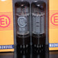 EL34 6CA7 Mullard Xf2 OO  Getter Welded Anodes Platinum Matched Pair Tested 75%