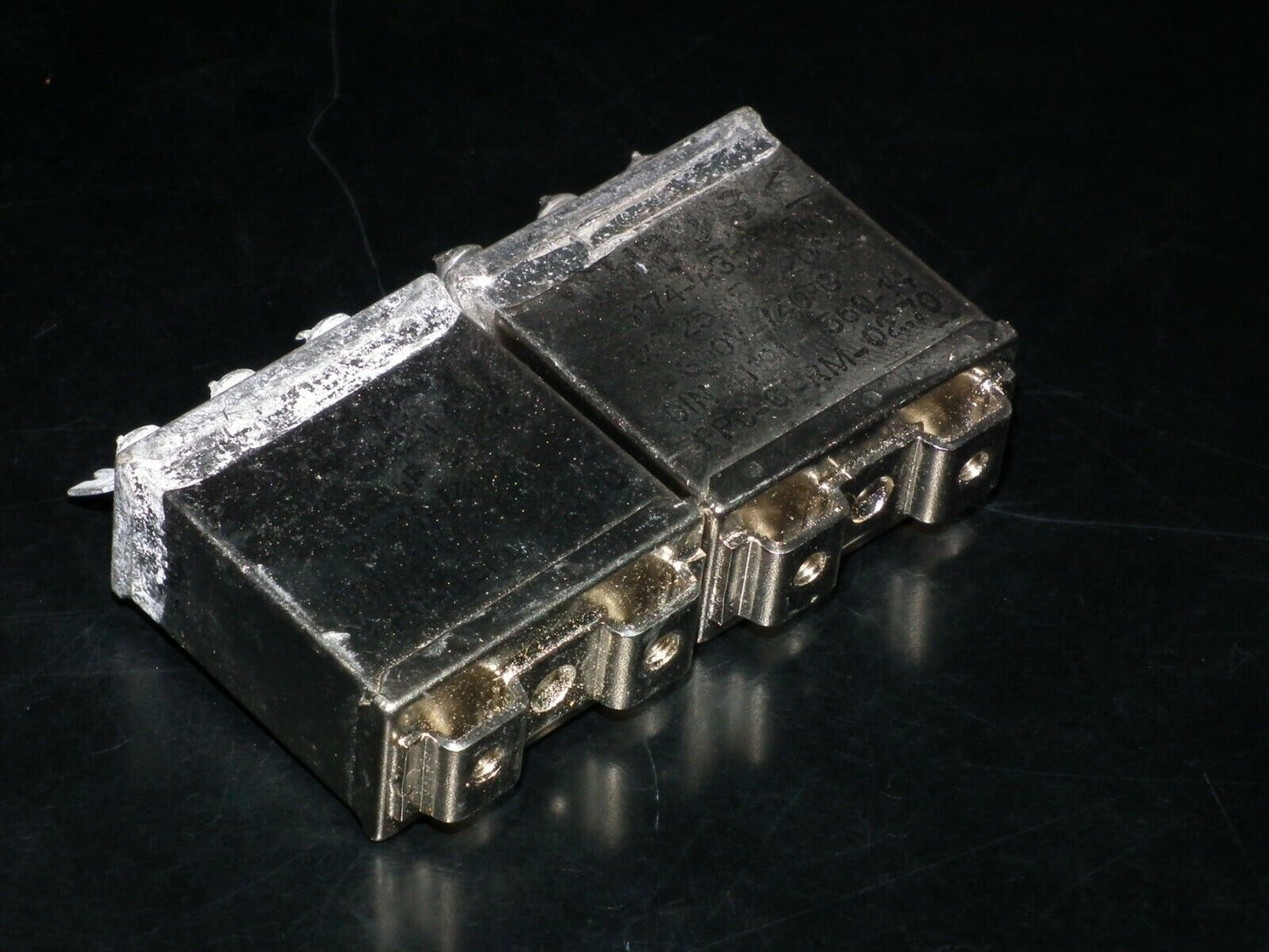 Two vintage Siemens PIO capacitors 2x0.25 uF 300V Klangfilm tube audio 70s