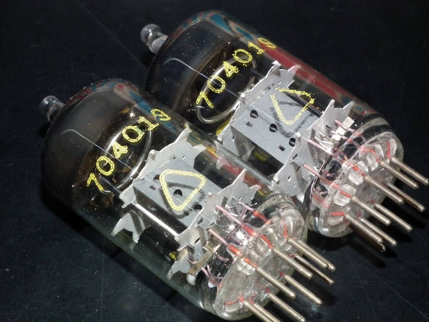 Platinum Matched PairECC83 12AX7 RFT Germany NOS NIB early 60s
