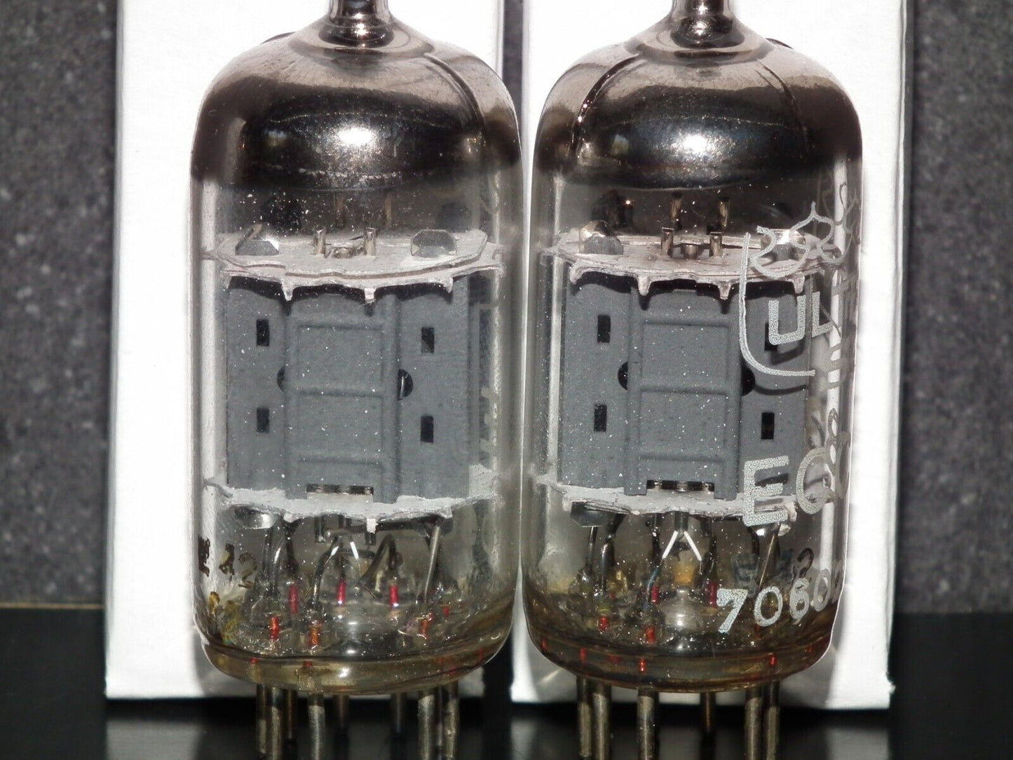 Matched pair ECC83 SQ Ultron 12AX7 Philips NOS 100% tested very strong