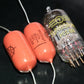 Two polystyrene capacitors 55000pF 0.055uF 250V ISKRA SIEMENS 1974 HI End Tube