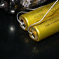 Two vintage NOS MP capacitors 0.5 uF 250V Rifa Sweden PIO Paper in oil capacitor