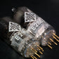 Matched Pair E280F Telefunken 7722 Used, tested NOS. Gold pins