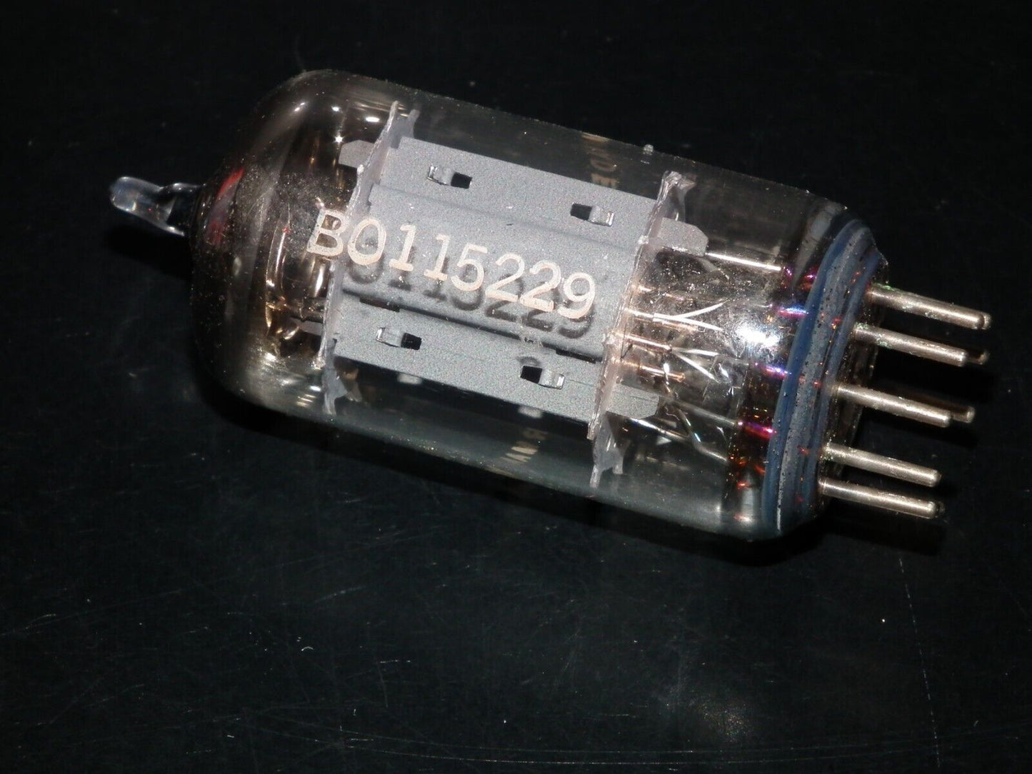 One (1 pcs) ECC82 Telefunken 12AU7, Tested NOS Long Smooth Plates