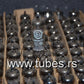 Platinum matched quad EL86 6CW5 EI Yugo (Philips) NOS tube audio output pentode