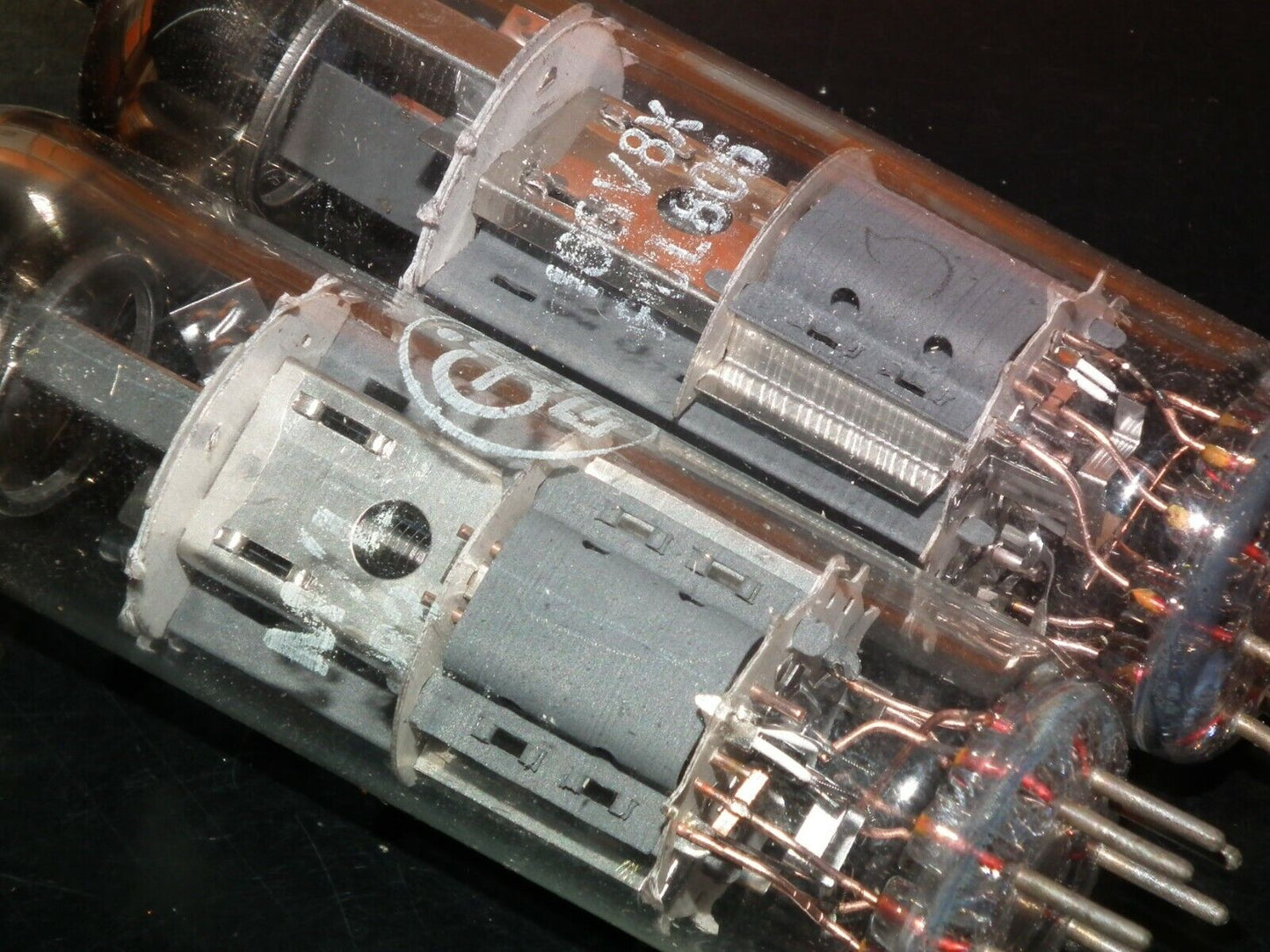 Platinum Matched Pair (2 tubes) PCL805 Tungsram GEB Triode Pentode NOS NIB